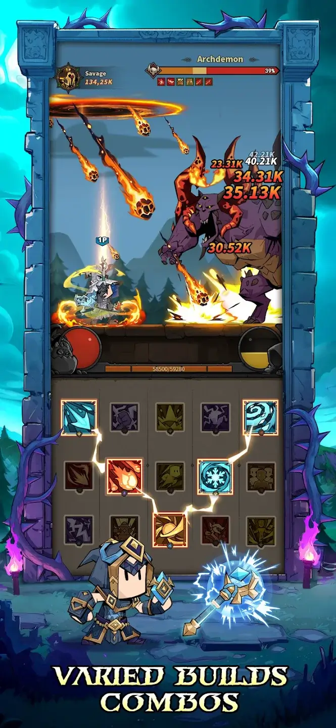 An arcane vortex representing build possibilities